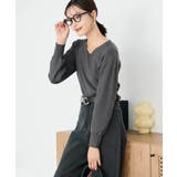 【洗える】Vネック美ラクるパフスリーブニット【WEB限定】 | a.v.v【WOMEN】 | 詳細画像19 