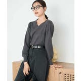 【洗える】Vネック美ラクるパフスリーブニット【WEB限定】 | a.v.v【WOMEN】 | 詳細画像20 