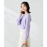 【洗える】Vネック美ラクるパフスリーブニット【WEB限定】 | a.v.v【WOMEN】 | 詳細画像9 