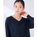 Vネック パフスリーブ ラメ ニット【洗える/麗しニット】 | a.v.v【WOMEN】 | 詳細画像17