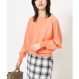 オレンジ | バックスリットドルマンニット | a.v.v【WOMEN】