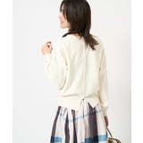 ホワイト | バックスリットドルマンニット | a.v.v【WOMEN】