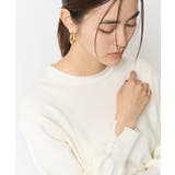 アイボリー | 【雑誌InRed(宝島社)1月号掲載】パールトリムネックニットプルオーバー | a.v.v【WOMEN】