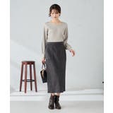 プリーツライクVネックニット | a.v.v【WOMEN】 | 詳細画像10 