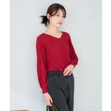 プリーツライクVネックニット | a.v.v【WOMEN】 | 詳細画像2 