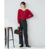 プリーツライクVネックニット | a.v.v【WOMEN】 | 詳細画像6 