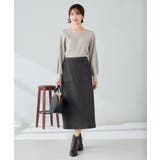 プリーツライクVネックニット | a.v.v【WOMEN】 | 詳細画像9 