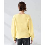 ダイヤ柄ニットプルオーバー | a.v.v【WOMEN】 | 詳細画像17 