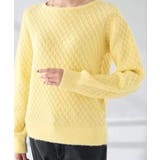 ダイヤ柄ニットプルオーバー | a.v.v【WOMEN】 | 詳細画像19 