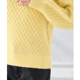 ダイヤ柄ニットプルオーバー | a.v.v【WOMEN】 | 詳細画像20 