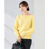 ライトイエロー | ダイヤ柄ニットプルオーバー | a.v.v【WOMEN】