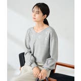 フラワー刺繍ニットプルオーバー | a.v.v【WOMEN】 | 詳細画像12 