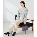 フラワー刺繍ニットプルオーバー | a.v.v【WOMEN】 | 詳細画像21 