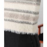 フェザーボーダーニット | a.v.v【WOMEN】 | 詳細画像12 