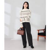 フェザーボーダーニット | a.v.v【WOMEN】 | 詳細画像6 