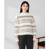 フェザーボーダーニット | a.v.v【WOMEN】 | 詳細画像7 