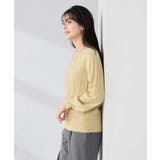 アーガイルパフスリーブニット | a.v.v【WOMEN】 | 詳細画像4