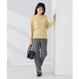 アーガイルパフスリーブニット | a.v.v【WOMEN】 | 詳細画像5