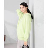 ヘアリーニットフーディー | a.v.v【WOMEN】 | 詳細画像2