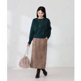 クロップドスウェットライクニット | a.v.v【WOMEN】 | 詳細画像12