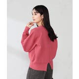 クロップドスウェットライクニット | a.v.v【WOMEN】 | 詳細画像2