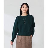 クロップドスウェットライクニット | a.v.v【WOMEN】 | 詳細画像8