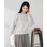 ライトグレー | クロップドスウェットライクニット | a.v.v【WOMEN】
