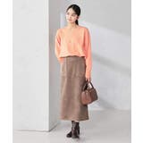 サイドリブVネックニット | a.v.v【WOMEN】 | 詳細画像14 