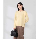 サイドリブVネックニット | a.v.v【WOMEN】 | 詳細画像17 