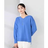 サイドリブVネックニット | a.v.v【WOMEN】 | 詳細画像26 