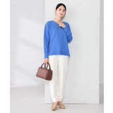 サイドリブVネックニット | a.v.v【WOMEN】 | 詳細画像34 