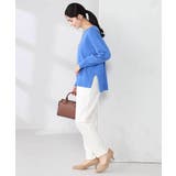 サイドリブVネックニット | a.v.v【WOMEN】 | 詳細画像36 