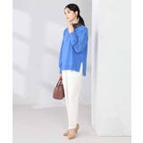 サイドリブVネックニット | a.v.v【WOMEN】 | 詳細画像38 