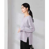 サイドリブVネックニット | a.v.v【WOMEN】 | 詳細画像40 