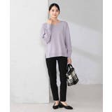 サイドリブVネックニット | a.v.v【WOMEN】 | 詳細画像47 