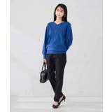 【WEB限定】ゴールドボタンVネックニット | a.v.v【WOMEN】 | 詳細画像12