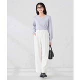 【WEB限定】ゴールドボタンVネックニット | a.v.v【WOMEN】 | 詳細画像16