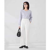 【WEB限定】ゴールドボタンVネックニット | a.v.v【WOMEN】 | 詳細画像18