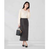 【WEB限定】ゴールドボタンVネックニット | a.v.v【WOMEN】 | 詳細画像23