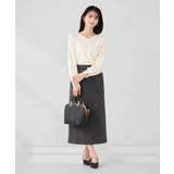 【WEB限定】ゴールドボタンVネックニット | a.v.v【WOMEN】 | 詳細画像24