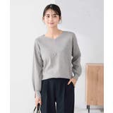 【WEB限定】ゴールドボタンVネックニット | a.v.v【WOMEN】 | 詳細画像26