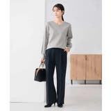 【WEB限定】ゴールドボタンVネックニット | a.v.v【WOMEN】 | 詳細画像27