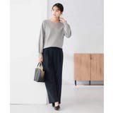 【WEB限定】ゴールドボタンVネックニット | a.v.v【WOMEN】 | 詳細画像30