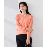 【WEB限定】ゴールドボタンVネックニット | a.v.v【WOMEN】 | 詳細画像50