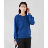 【WEB限定】ゴールドボタンVネックニット | a.v.v【WOMEN】 | 詳細画像7