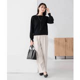 【WEB限定】ゴールドボタンボートネックニット | a.v.v【WOMEN】 | 詳細画像38