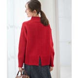 レッド | 【WEB限定】クロップドバックスリットニット | a.v.v【WOMEN】