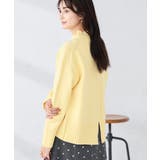 ライトイエロー | 【WEB限定】クロップドバックスリットニット | a.v.v【WOMEN】