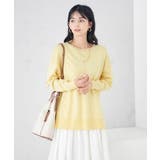 袖パール付きチュニックニット | a.v.v【WOMEN】 | 詳細画像2 