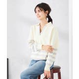 ヘンリーネックボーダーニット | a.v.v【WOMEN】 | 詳細画像10 